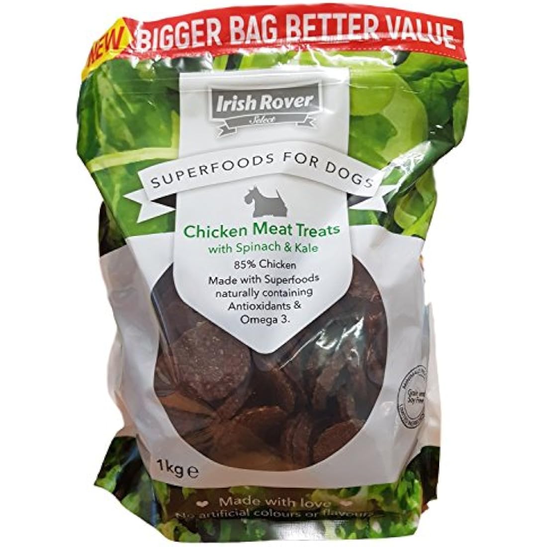 Sales Tradings Limited Irish Rover Superfoods for Dogs, Chicken, 1 kg, brown