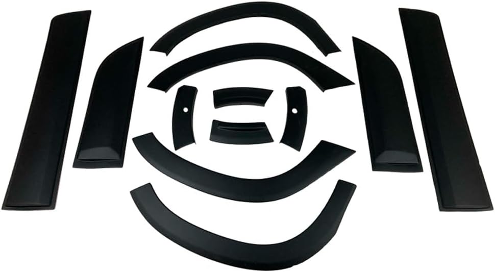 Oneway Complete body kit compatible with Dacia Duster II 2018-2024 with Park Assist (without Duster Marking) - Matt black