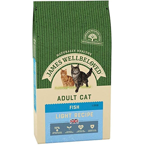 James Wellbeloved Light Adult Fish 3 x 1.5kg