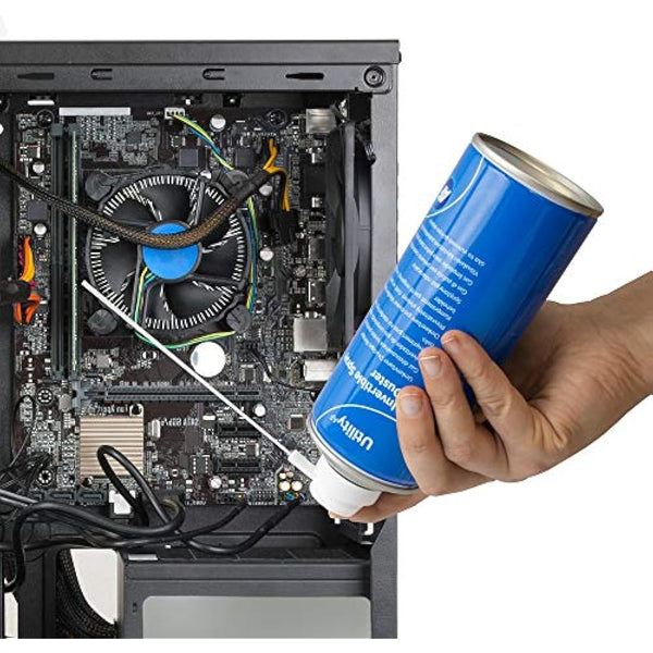 AF Invertible Sprayduster / Air Duster Compressed Gas - Flammable - Removal of Dust and Debris from Electronics - 4 x 200ml Pack, HFC200UT4PK