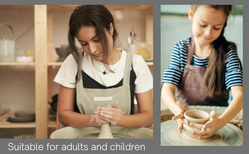 Agustu Pottery & Sculpting Wheel 18cm - Metal Banding Turntable with Ball Bearings, Non-Skid Base, Smooth Spinning - Ideal for Clay Ceramics, Cake