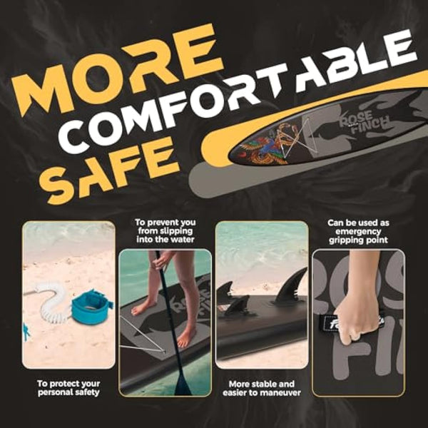 FEATH-R-LITE 10' &11' Inflatable Ultra-Light Stand Up Paddle Board for All Skill Levels Included with SUP, Adj Paddle, Pump, Backpack, Leash