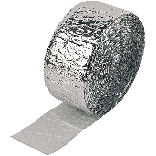 Yuzet 8cm x 7.5m Silver Multi-Purpose Double Aluminium Bubble Insulation Foil. Loft, Wall, Home, Caravan, Attic, Garage, Roofs