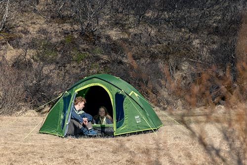 Coleman Tent Darwin 2-4 Person | Compact Lightweight Dome Tent | Models with Darkened Bedroom | Camping, Festival and Hiking Tent | 4500mm Waterproof | with Sewn-in Groundsheet