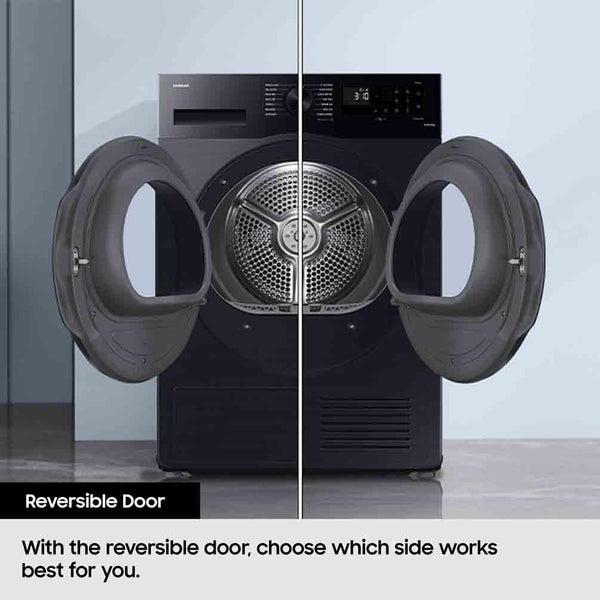 Samsung Series 5 DV80CGC0A0ABEU with OptimalDry and SmartThings, Heat Pump Tumble Dryer, 8kg