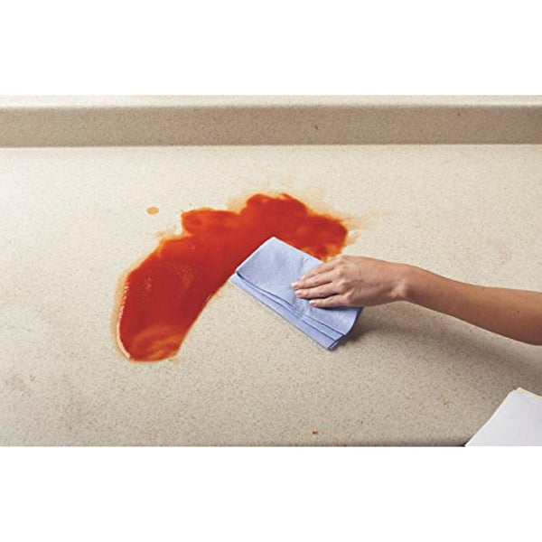 The Original Mini Shamwow - Super Absorbent Multi-Purpose Cleaning Shammy Chamois Towel Cloth - Holds 10X its Weight in Liquid - Machine Washable - Will Not Scratch (8 Pack, Small Blue)