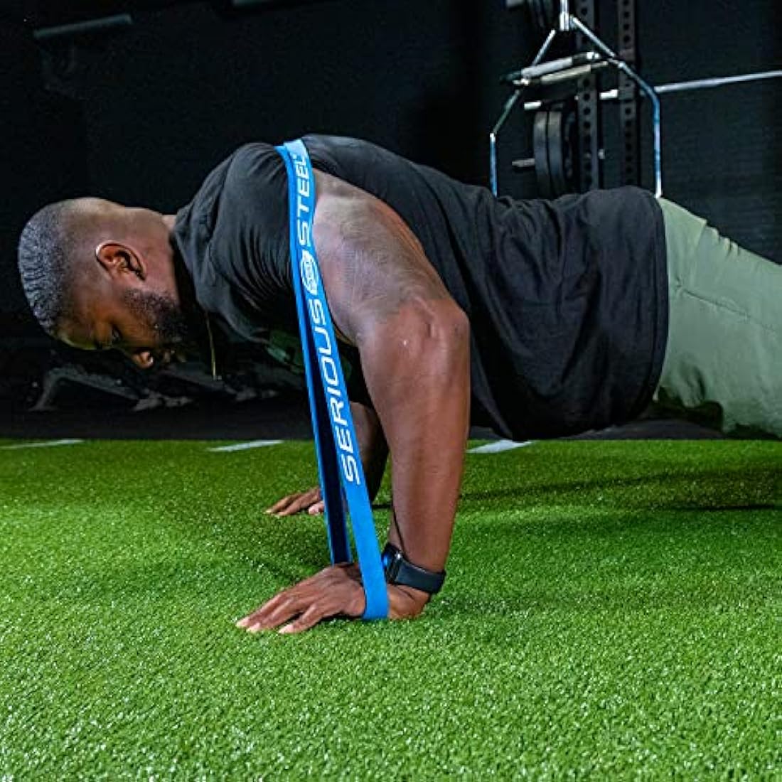 'Serious Steel Fitness 32'' Resistance Training Bands (Portable Exercise Band System Training Bands- Great for Individuals Under 5'10'')'