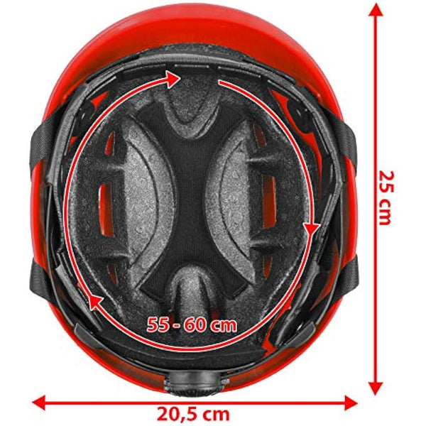 ALPIDEX Universal Climbing Helmet for Teenagers and Adults EN12492 Safety Helmet in