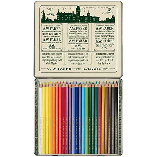 Faber-Castell Limited Edition 111th Anniversary - Tin of 24 Polychromos Artists' Pencils