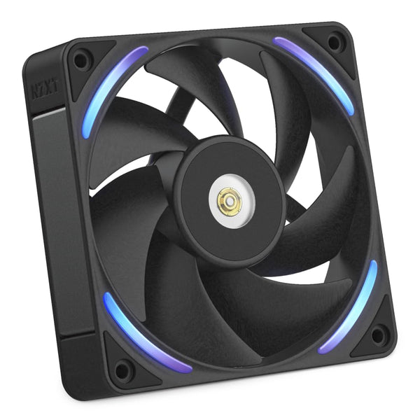 NZXT F420 RGB Core - 420mm Single-Frame Fan Unit with 3 x 140mm RGB Fans - Speed & Lighting Control - High Static Pressure & Airflow - Fluid Dynamic Bearings - 8 aRGB LEDs Per Fan - White