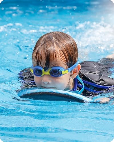 Findway Kids Swimming Goggles,Girls Boys Children Swim Goggles, Leakproof Anti Fog Lens Silicone Protection Swimming Goggles Kids for 3-14 Years Old