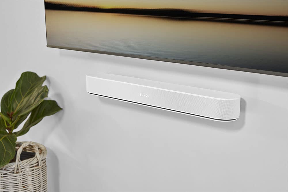 Sonos Beam (Gen 2). The compact smart soundbar for TV, music and more. (White)