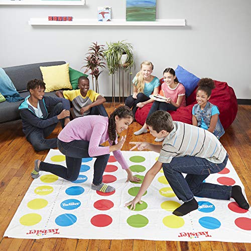 Hasbro Gaming Twister Ultimate: Bigger Mat, More Coloured Spots, Family, Kids Party Game Age 6+; Compatible with Alexa (Amazon Exclusive)