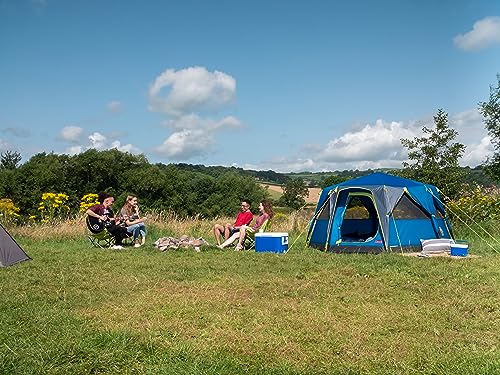 Coleman Tent Octago, 3 Man Tent Ideal for Camping in the Garden, Dome Tent, Waterproof 3 Person Camping Tent with Sewn-in Groundsheet
