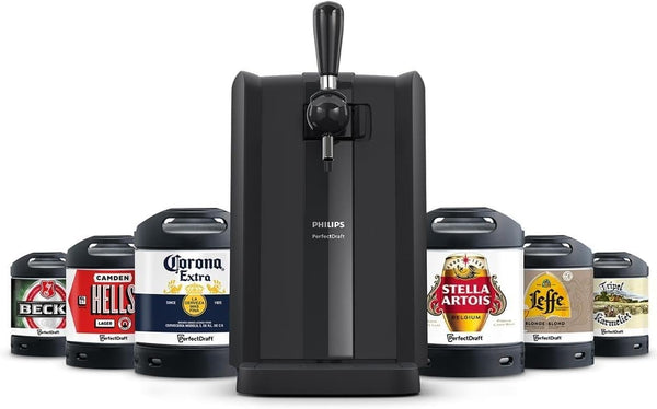 Philips Home Draft Beer Machine 5000 series, PerfectDraft, Fresh cold draft beer at Home, 30 days fresh beer, 3°C, 6L keg, (HD3760/90) [Energy Class A]