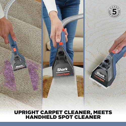 Shark CarpetXpert HairPro Pet Carpet Cleaner with Anti-Clog, Anti-Clump, Anti-Tangle, Removes Stains & Odours from Carpets & Rugs, Includes Deep Clean Pet Formula, 1000W, EX220UK