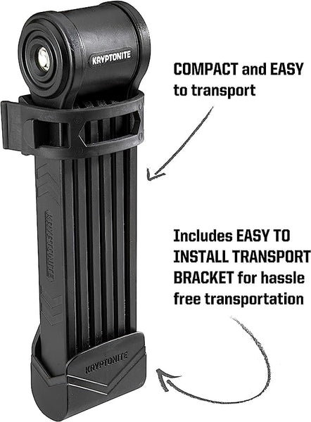 Kryptonite Keeper Folding Lock - Black