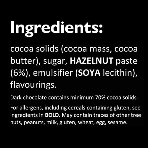 Hotel Chocolat Hazelnut Praline Hot Chocolate Sachets - Luxury Chocolate Flakes - Pack of 20 Single-Serve Sachets, 700g - Made To Pair With The Velvetiser - Serve Hot or Iced