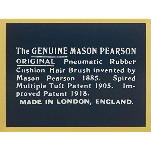 Mason Pearson N4 Nylon Pocket Hair Brush - Dark Ruby