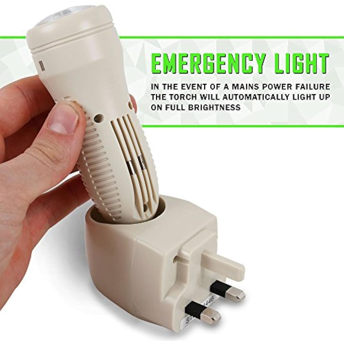 *NEW* 3-in-1 Rechargeable Torch, Automatic Night Light & Emergency Power Cut Light. As seen on BBC's"Dragons Den"