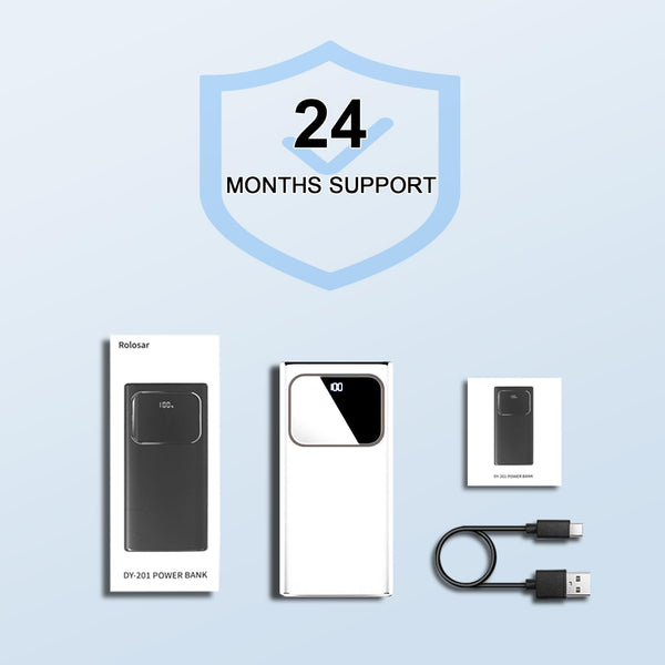 Power Bank High-Speed Charging 10000mAh, Portable Charger Dual Current Mode Phone Battery Pack with USB C Input & Output, PowerBank Triple 3A for iPhone iPad Samsung Xiaomi Android Long Life Recharge