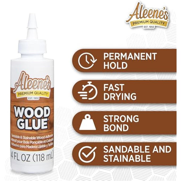 Aleenes, Ilovetocreate 4 oz. Wood Glue 3 Pack Bundle, Multi