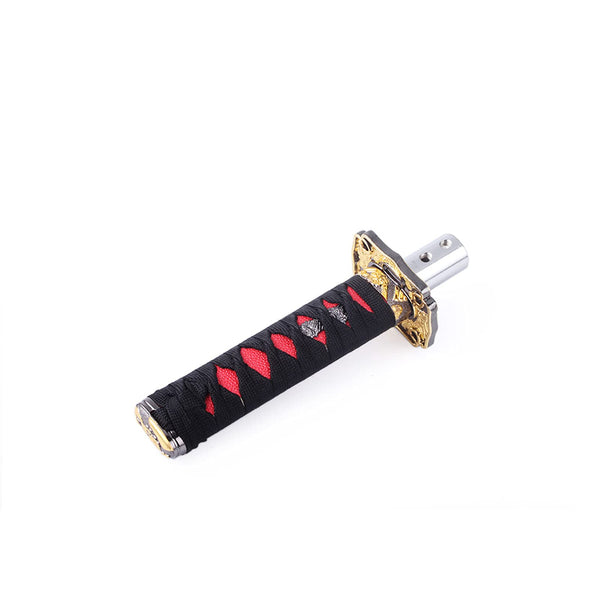 muge racing Universal Samurai Sword Automatic Shift Knob Suitable for Manual Transmission Cars-black-15cm