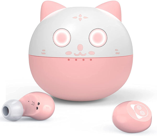 Earbuds for Kids Cute Design in-Ear Wireless Earphones for Kids Boys Adult Bluetooth 5.3 Waterproof Sport Stereo Headphones with Mic for Phone