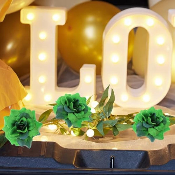 50pcs Dark Green Artificial Rose Flower Heads Realistic Silk Flower Heads for Home Garden Weddings Parties Craft Projects and Decor