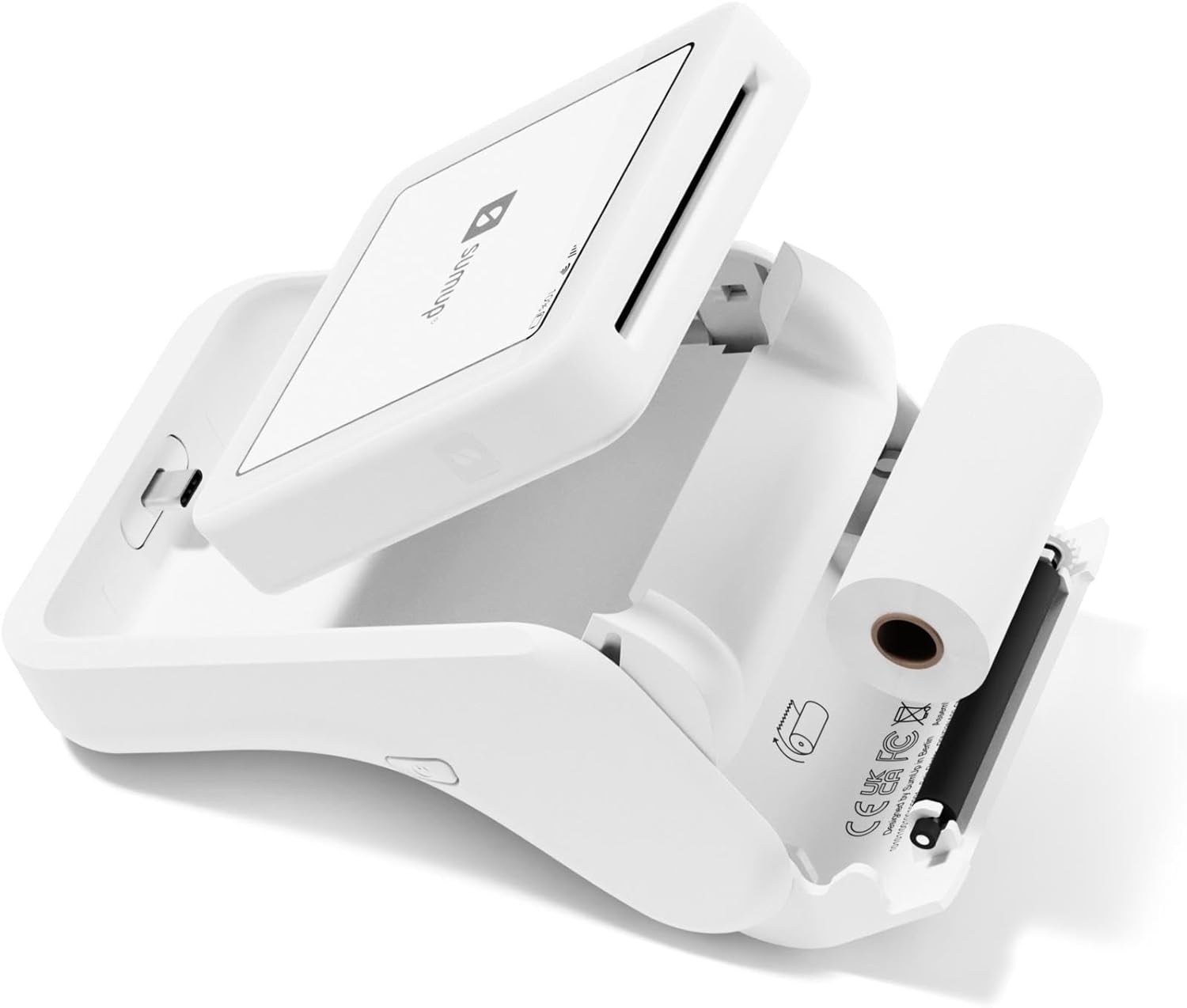 SumUp Solo & Printer Bundle – Contactless Credit Card Payment Card Reader with Charging Station & Printer for Receipts. Full touch-screen interface with free SIM card and unlimited mobile data