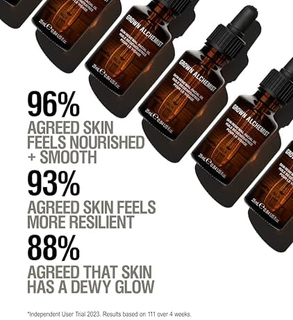 Grown Alchemist Skin Renewal Facial Oil - Hydrating Rosehip Oil for Face with Powerful Organic, Bioactive Botanicals for Firming, Smoothing, Anti Wrinkles - Natural Face Oil Anti-Ageing 25 ml