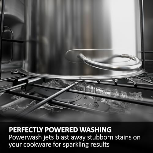 Haier XI1C3TB2FB-80 I-Pro Shine Series 4 Integrated Dishwasher, 11 place Setting, Black Bezel, C Rated