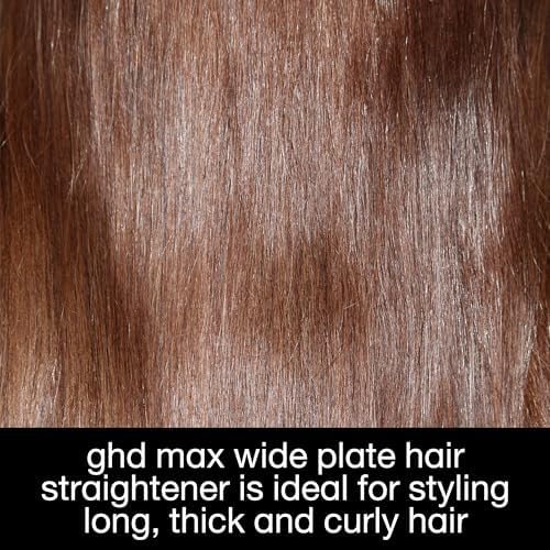 ghd Max Professional Hair Straightener, Wide 1.65" Styling Plates for Quick Easy Styling, Frizz Free, Smooth, Sleek Results