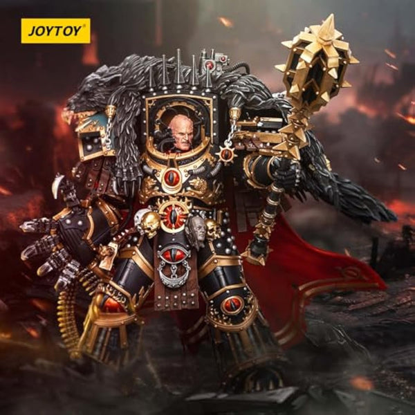 JOYTOY JT9787 Warhammer 40K The Horus Heresy, Sons of Horus Warmaster Horus Primarch of the XVlth Legion 1/18 Action Figures Soldier model