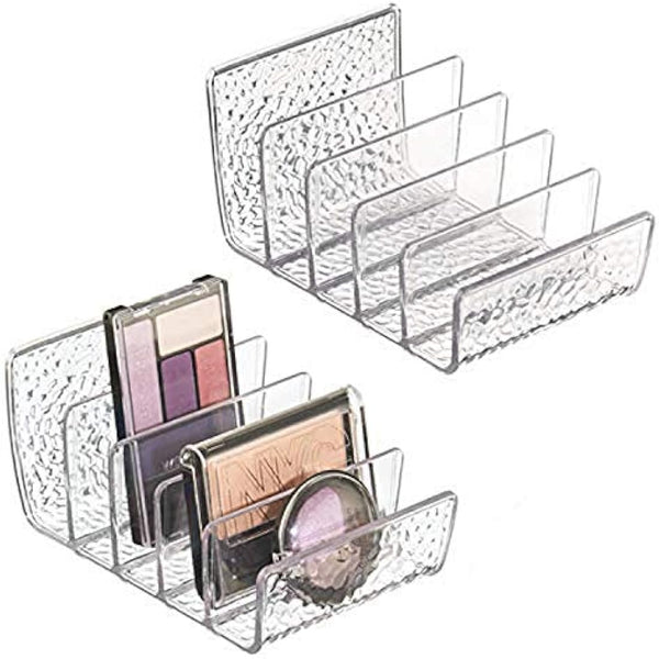 InterDesign Cosmetic Vanity Cabinet, Palette Organizer-Set of 2