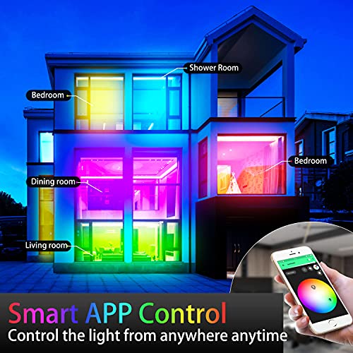 32.8ft ZigBee LED Strip Lights Dimmable Ambiance Smart RGB LED Kit Directly Work with Echo Plus for Alexa Voice Control LED Lights,Work with Hub