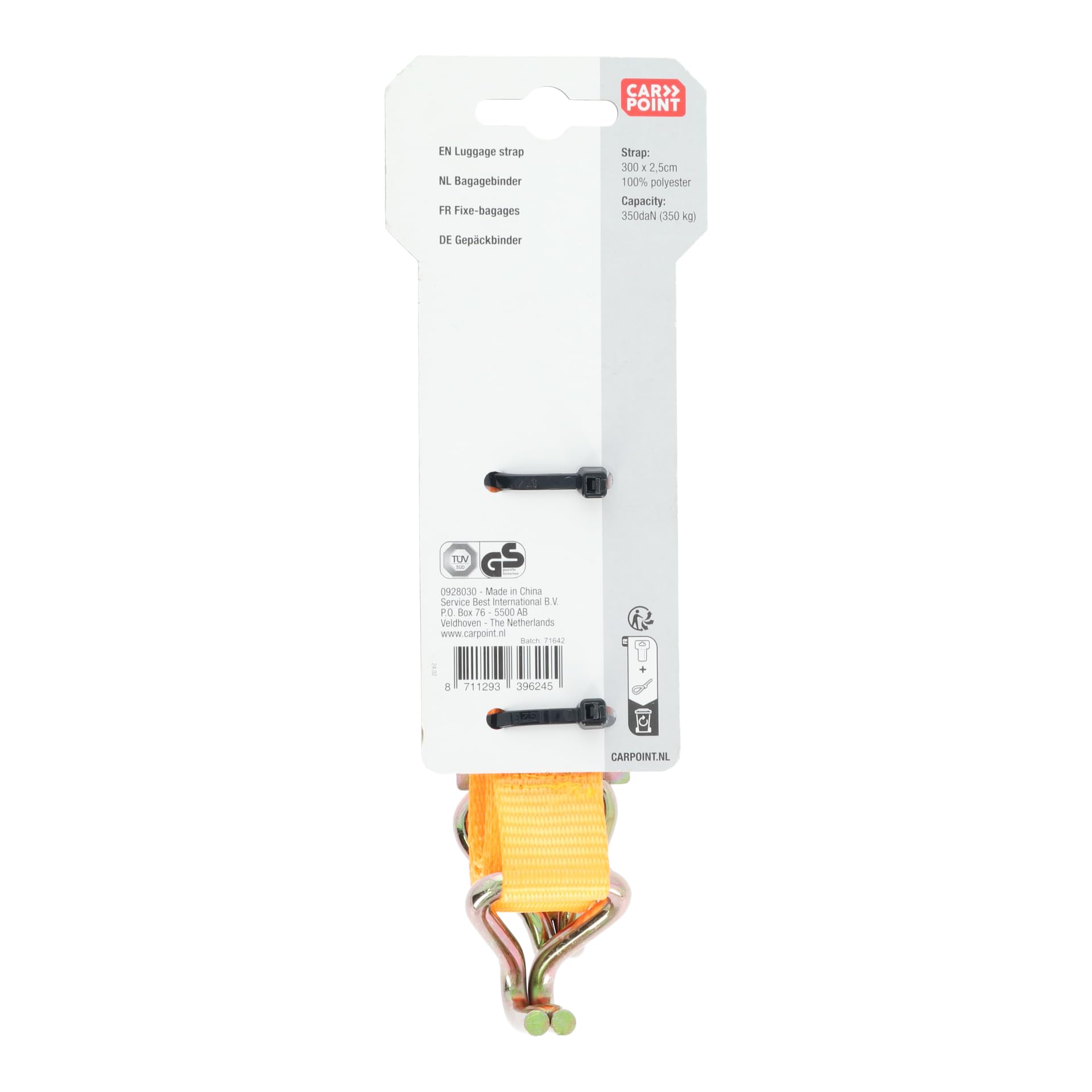 Carpoint Ratchet Strap 7m