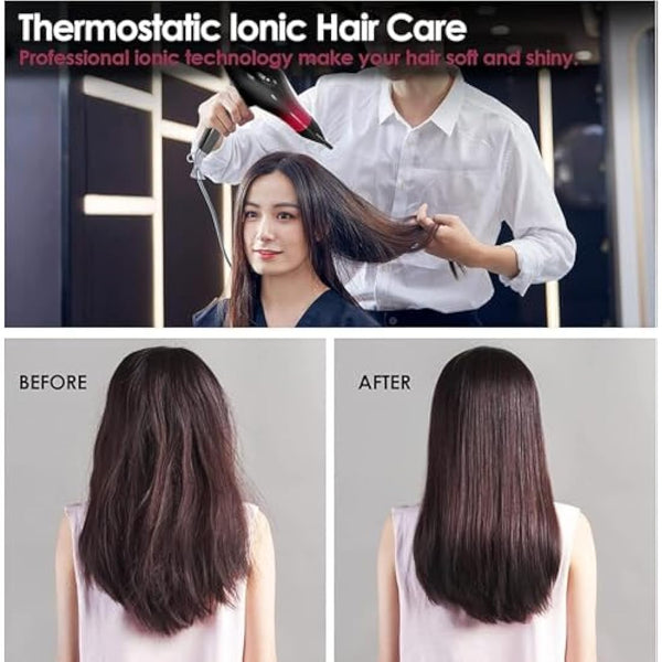 Jooayou Hair Dryer, 3000W Professional Ionic Hairdryers with Diffuser for Women Men Kids, Powerful Blow Dryer with 3 Heat 2 Speed and Cool Button for Home Travel Salon Use