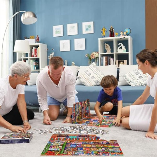 Jigsaw Puzzles 1000 Pieces for Adults -Candy Shop Puzzle-1000 Piece Puzzle Educational Games Home Decoration