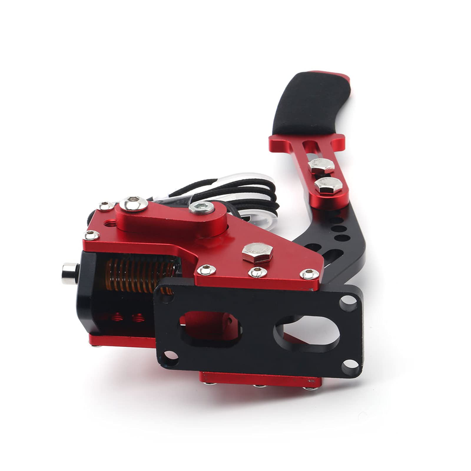 muge racing 64Bit PC USB Handbrake with Clamp for SIM Racing Games Logitech G27 G25 G29 T500 T300 FANATECOSW LFS DIRT RALLY.2, Red