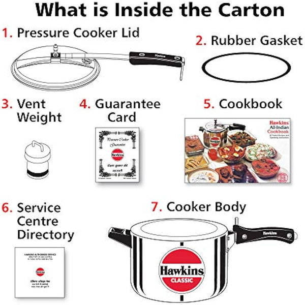 Hawkins Classic Pressure Cookers (5 Litre)