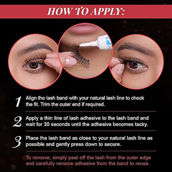 Ardell Faux Minx 811 False Lashes, Pack of 4