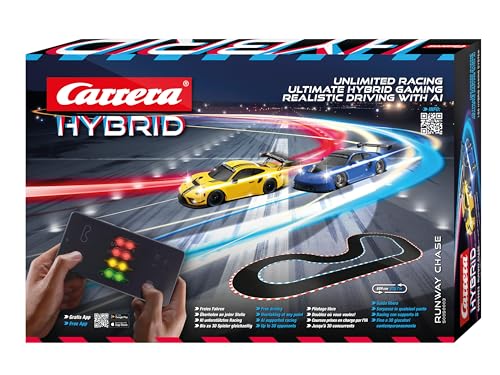 Carrera Hybrid 50050002 "Devil Drivers" Porsche 911 GT3 R 1:50 Scale AI-Supported Race System with Working Lights & USB-C Charging