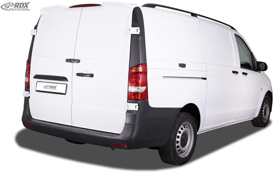 RDX Racedesign Roof spoiler compatible with Mercedes Vito W447 2014- (with 2 barn doors) (PUR-IHS)