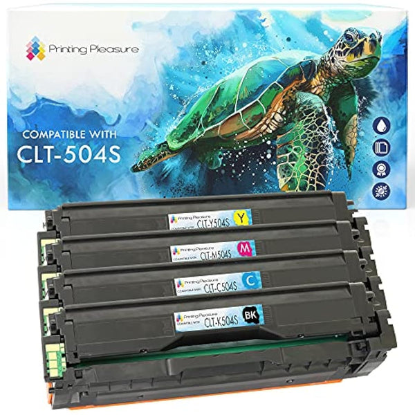 4 (Full Set) Compatible Toner Cartridges for Samsung CLP-415N CLP-415NW CLX-4195FN CLX-4195N CLX-4195FW Xpress C1810W C1860FN C1860FW - Black/Cyan/Magenta/Yellow, High Yield