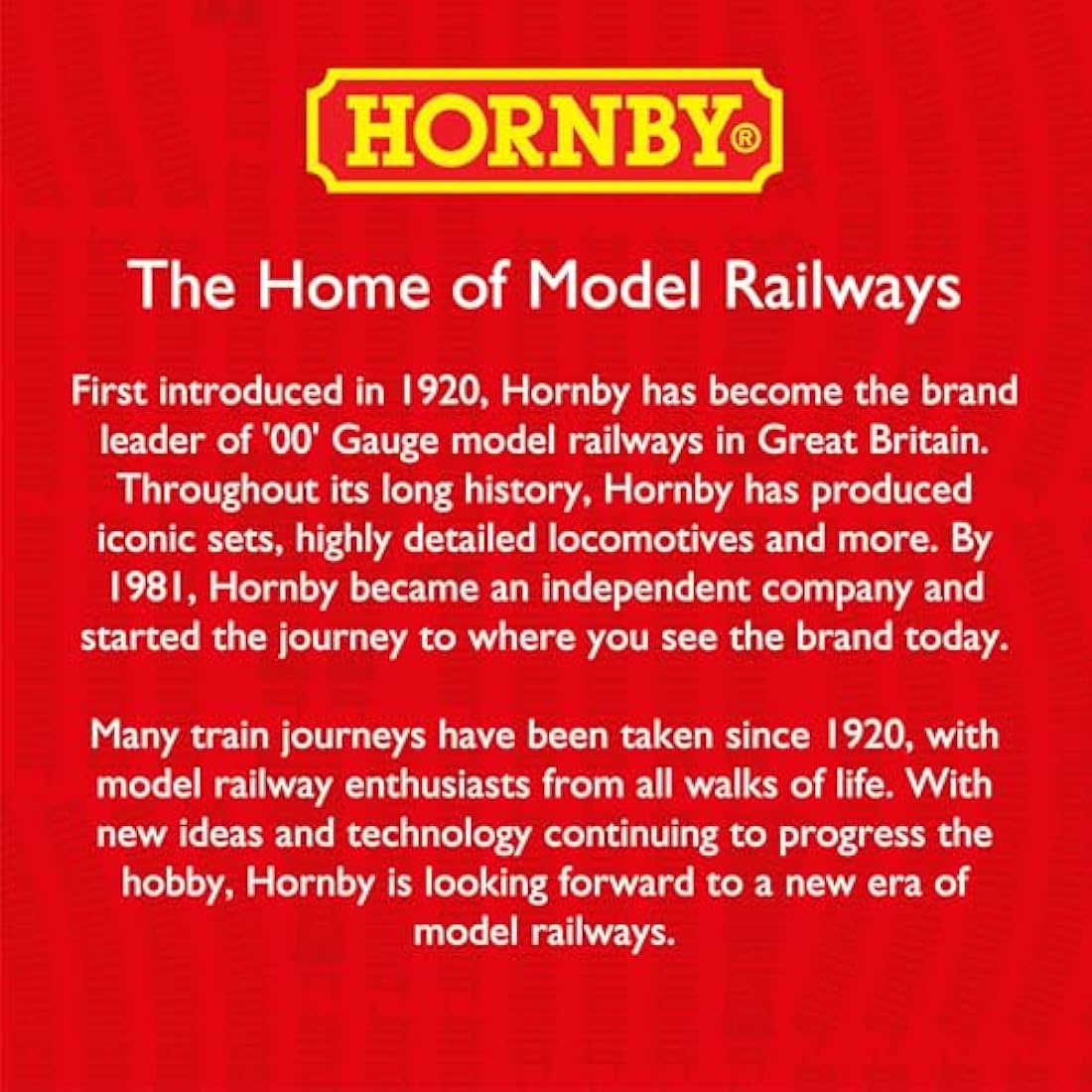 Hornby Train Set - R1270M Valley Drifter Analogue OO Gauge Locomotives Model Railway Train Sets, Starter Electric Model Train Kits - Steam Engine Model Building Kits, 1:76 Scale Model Train Gifts