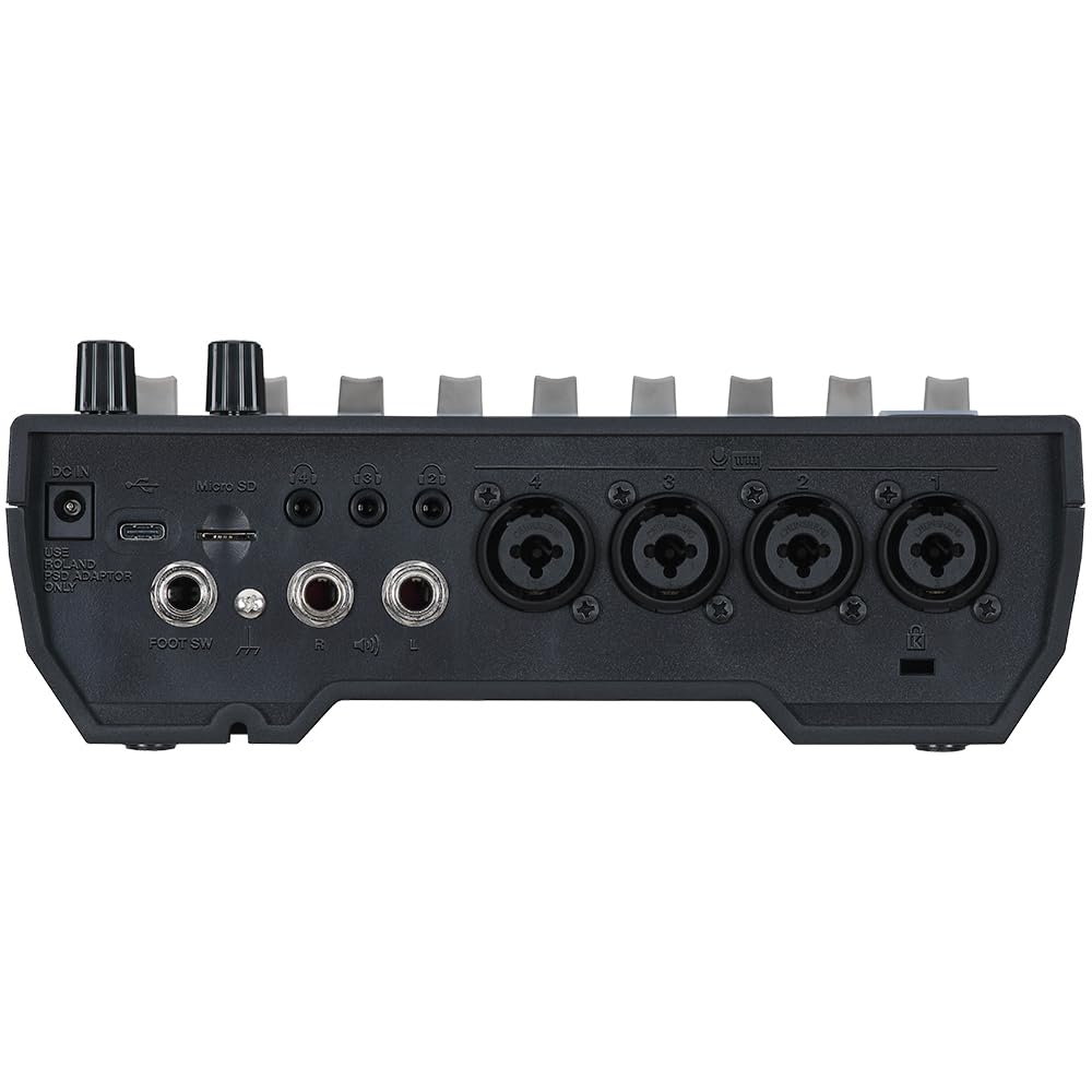 BOSS Gigcaster 8 | 8-Channel Audio Streaming Mixer with Direct Guitar/Bass Input | 4 XLR/TRS Combo Inputs | Built-In Stereo Mic | 8 SFX Pads | 20x14 USB Audio Interface | Onboard Recording | Bluetooth