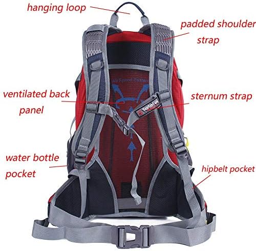 EGOGO 30L Outdoor Cycling Hiking Water-resistant Backpack Running Camping Daypack with Rain Cover S2310