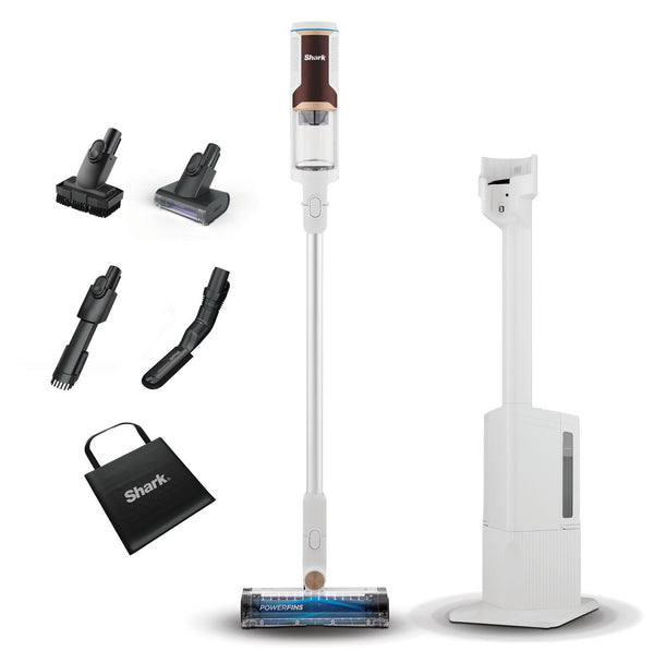 Shark PowerDetect Cordless Vacuum Cleaner, DuoClean Detect, Reverse Clean, Anti Hair Wrap Plus, Lightweight, 70 Min Runtime, Pet, Crevice & Multi-Surface Tools, Flexible, Handheld Mode, Grey IP1251UKT