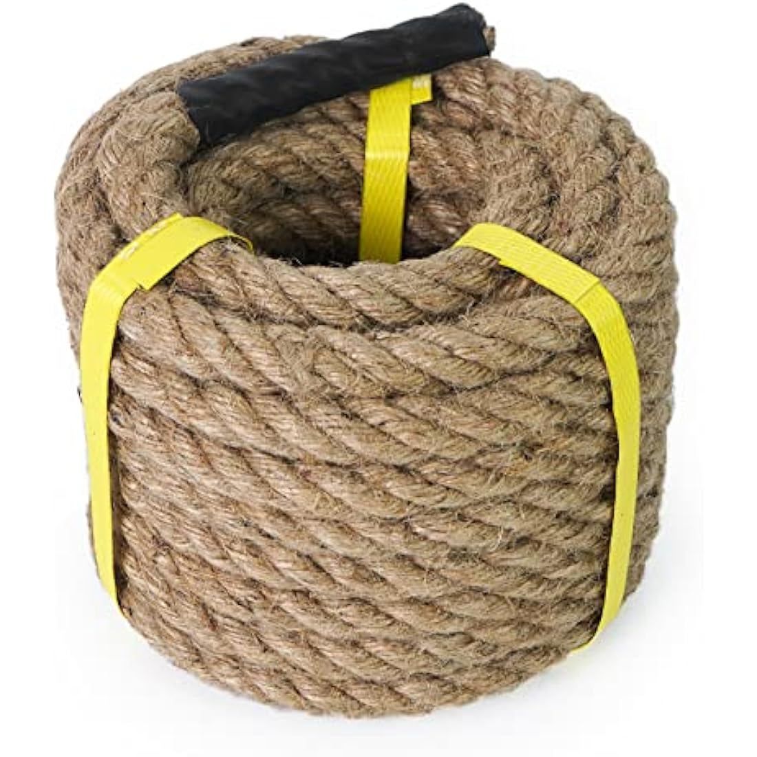 Aoneky Jute Rope - 20/25/30/40mm Heavy Duty Twisted Natural Hemp Rope for Garden, Tug of war, Nautical, Cat Scratching Post, Chandelier, Climbing Hammock and DIY Art Ideas for Decorate (16mm /15m)